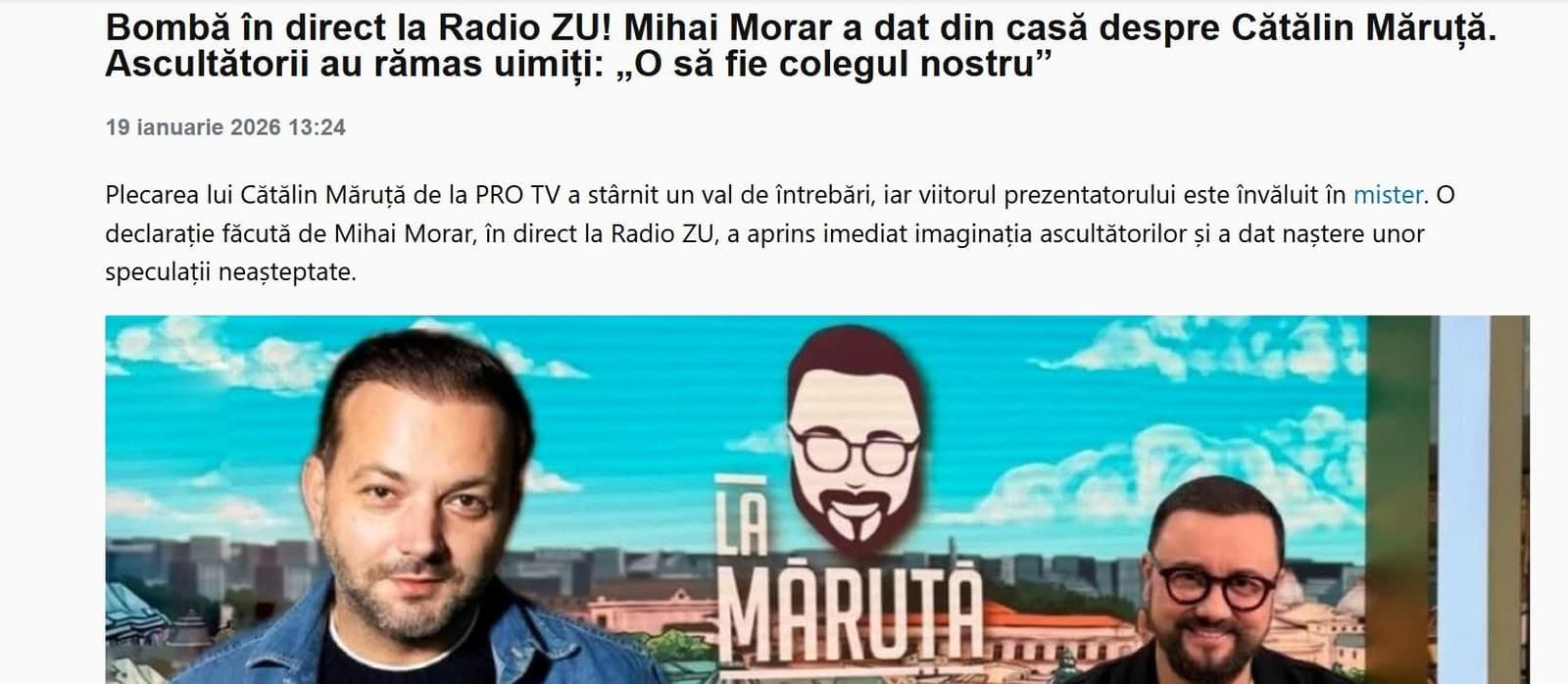 Ce au în comun o stire falsa de la radio și piata imobiliara ?