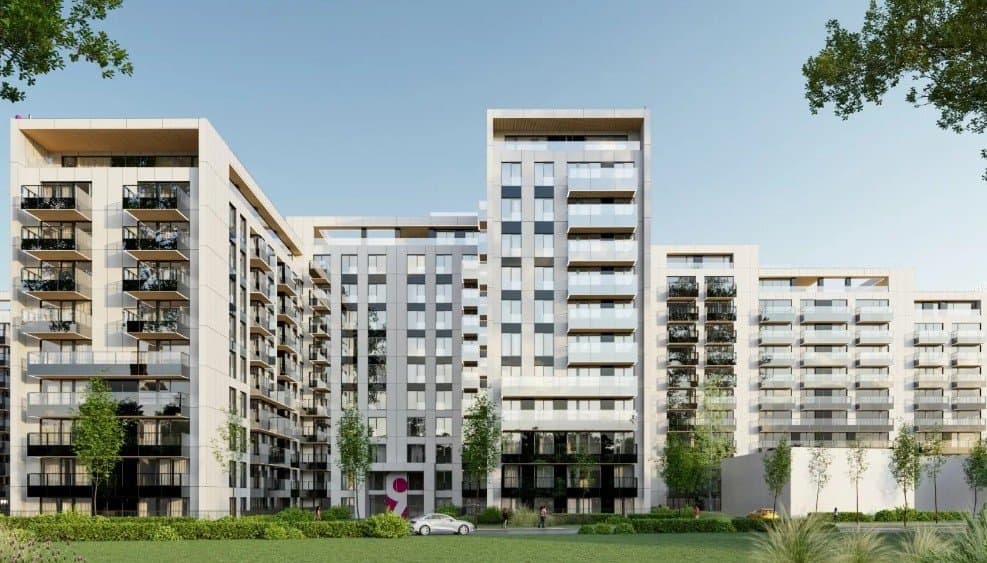 Apartament, 2 camere, Aviației — Ansamblu de imobile moderne cu balcoane și spații verzi