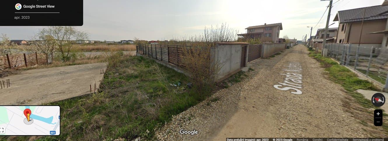 Teren intravilan 345 mp Vidra, deschidere 12 m, ideal pentru constructia unei vile cu deschidere la APA. — Vidra, Vidra