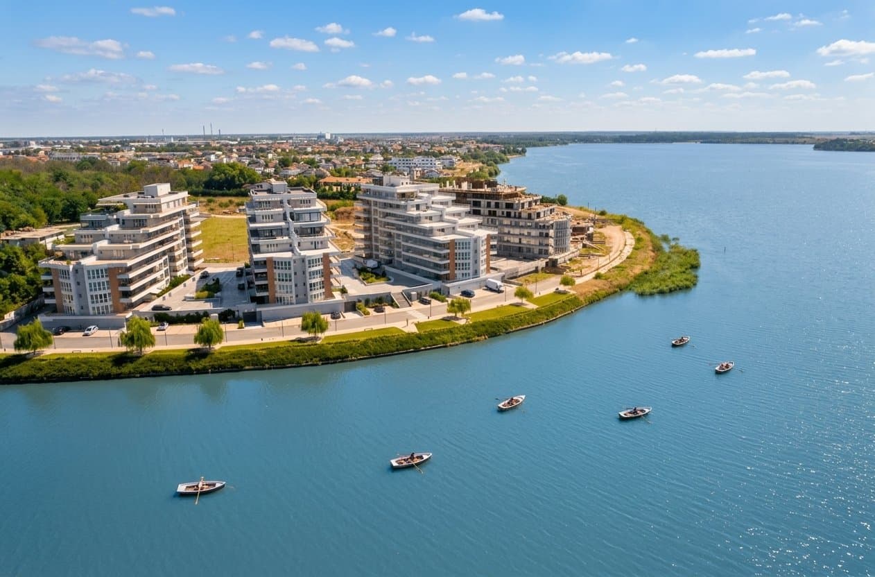 Apartament, 2 camere, Pantelimon — Complex rezidențial pe peninsula, la malul apei