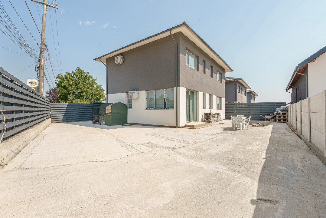 Vila cu piscina, excelent pozitionata, in Balotesti