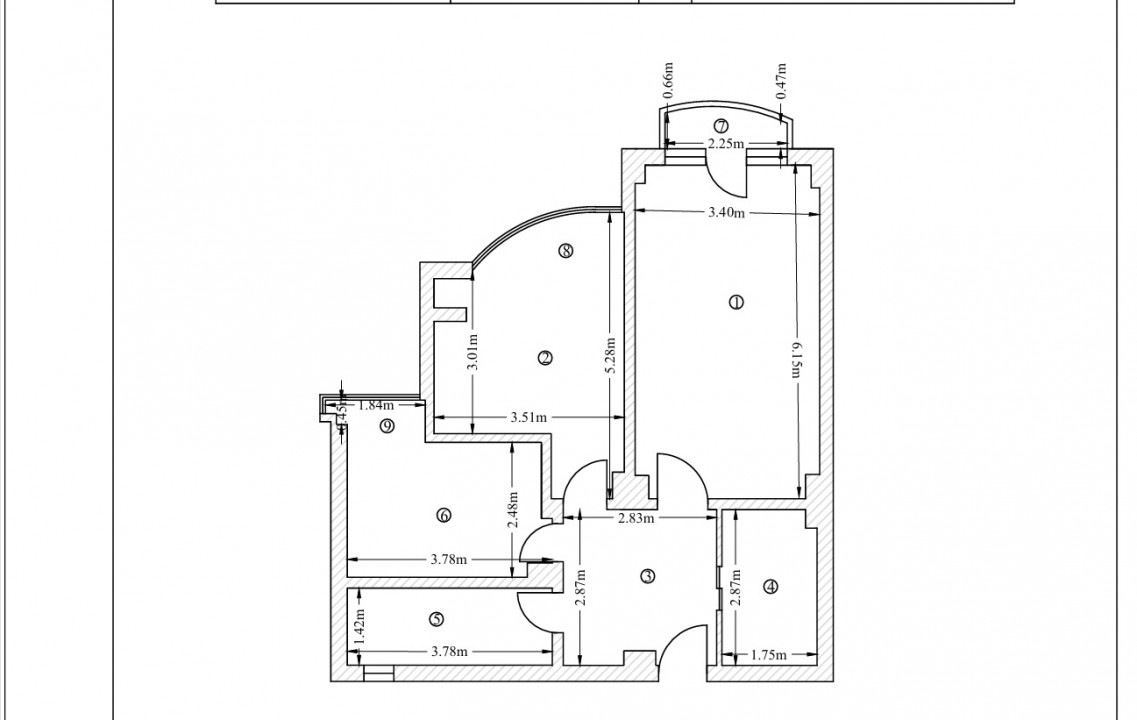 Unirii - Esplanada. Apartament 2 camere cu vedere la oras.