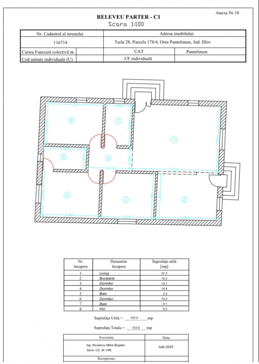 Casa noua, parter, 3 dormitoare, 2 bai - Pantelimon, Ferma Animalelor