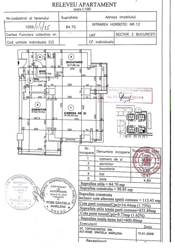 Apartament 2 camere Noor Residence  85 mp utili!